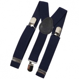 Baby / Toddler Dark Navy Y-Back Adjustable Braces